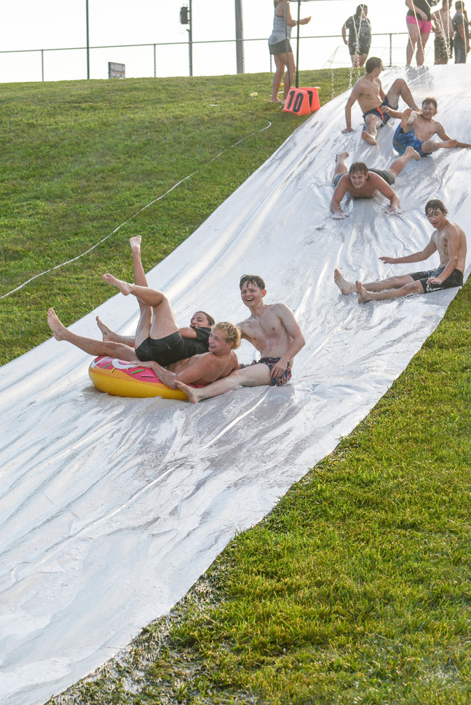 Fun on the slide!