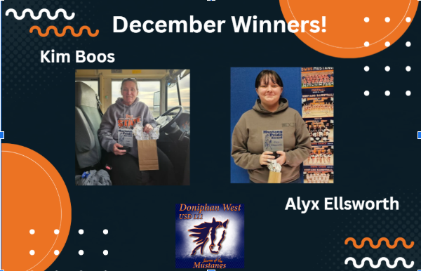 December Mustang Pride Staff Winner 