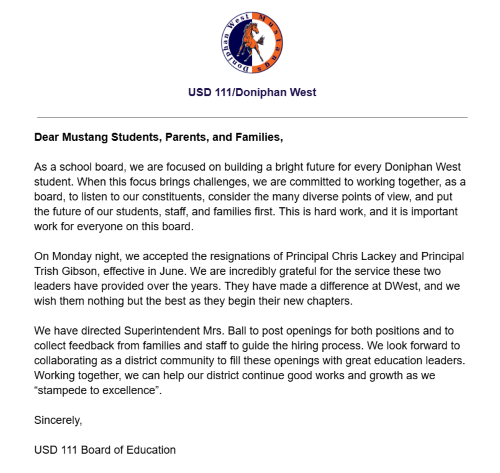 BOE Message to Srakeholders