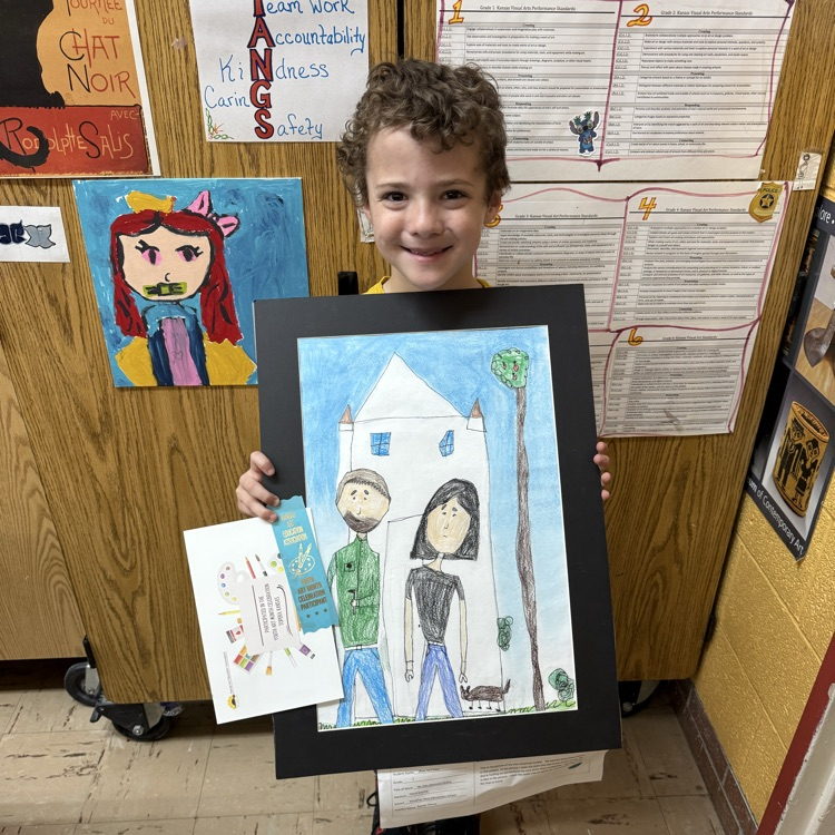 Miles and his Artwork