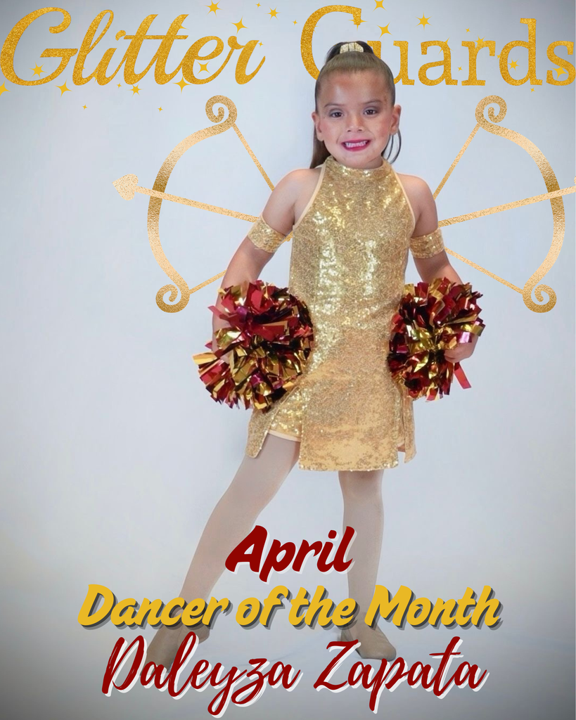Glitter Guards Dancers of the Month for April