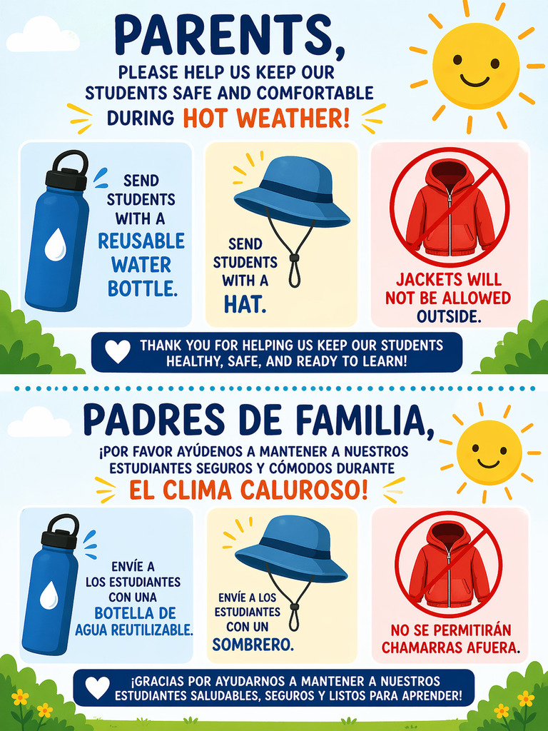 hot weather flyer