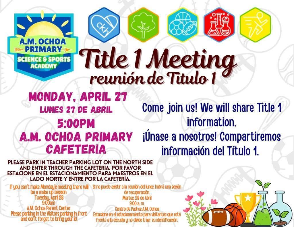 Title 1 flyer