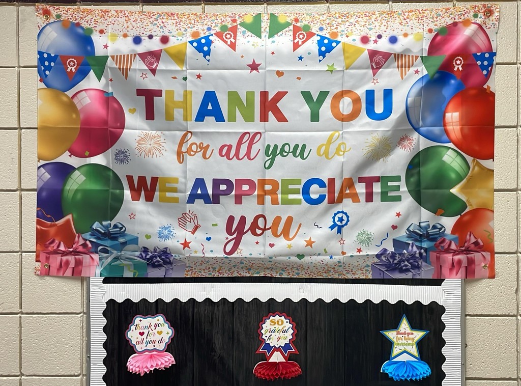 Banner for Teacher Appreciation Week