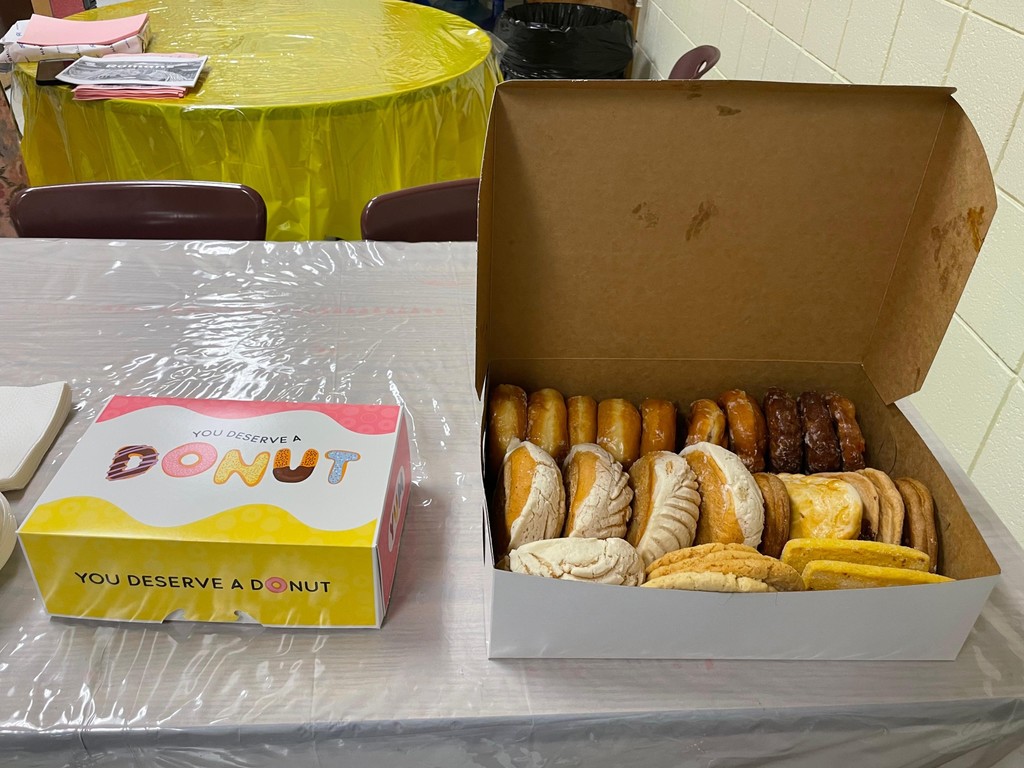 Pan dulce given as a gift for teacher appreciation week