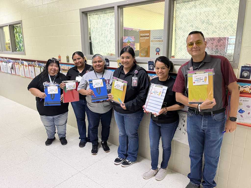 team with clipboards