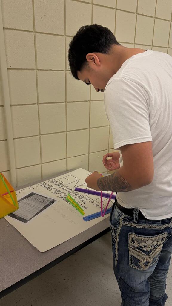 DAEP student builds a kite