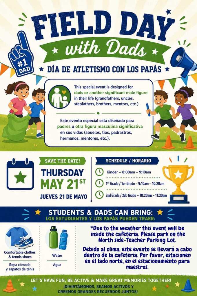 Field Day with Dads Flyer
