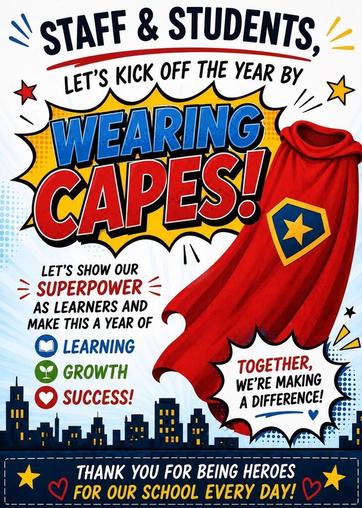 1st Day of School Cape