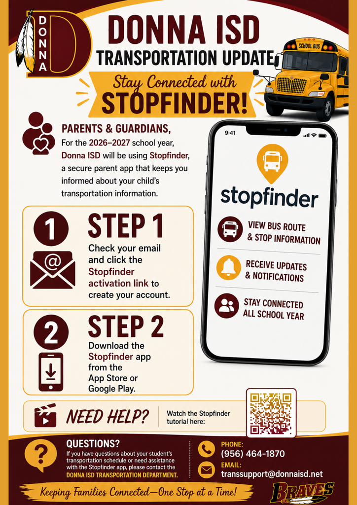 Stopfinder parent flyer