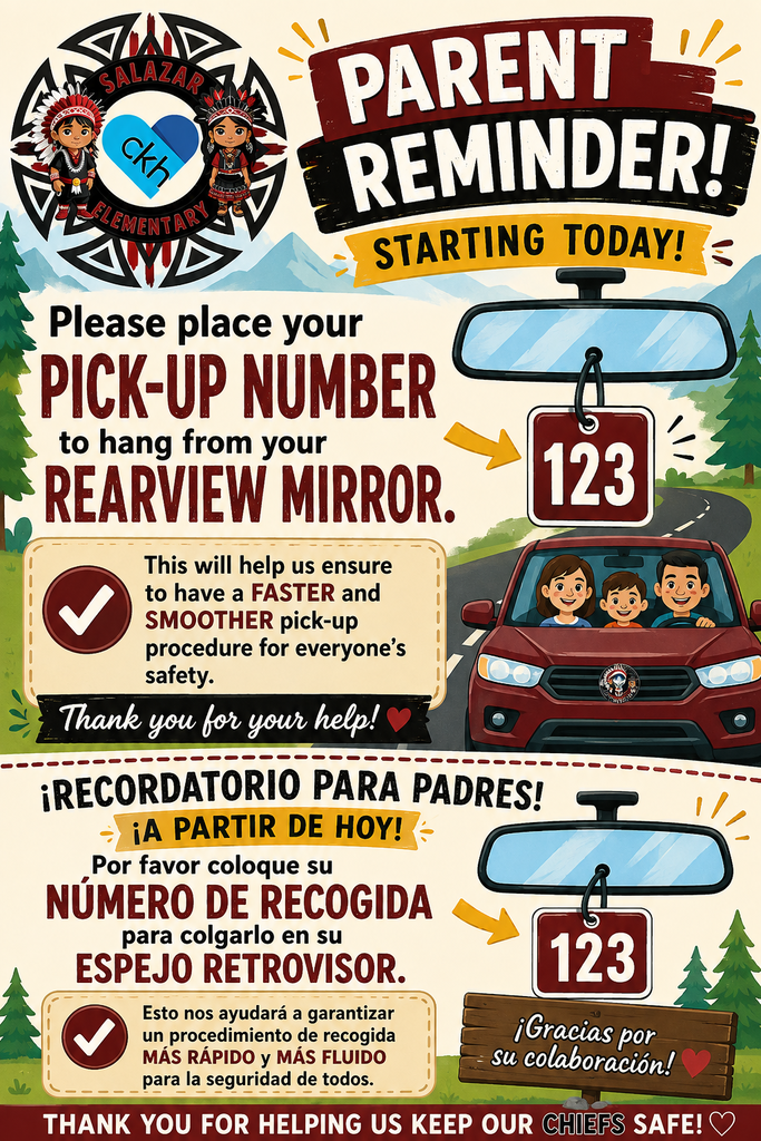 reminder for pick up tag