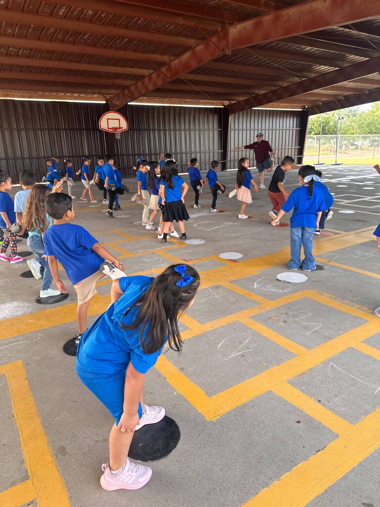 Ochoa Warriors exercising