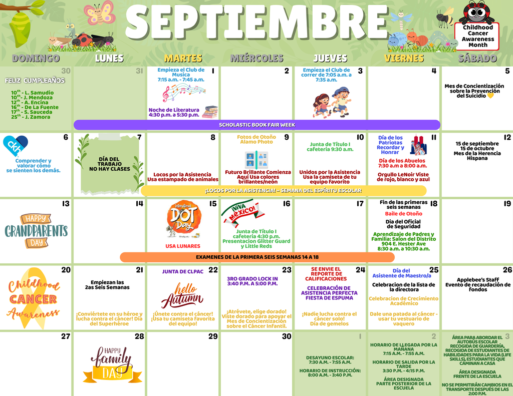 Sep Calendar