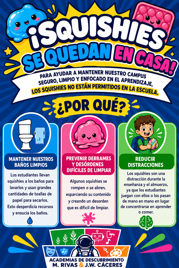 Squishies Stay Home Spanish