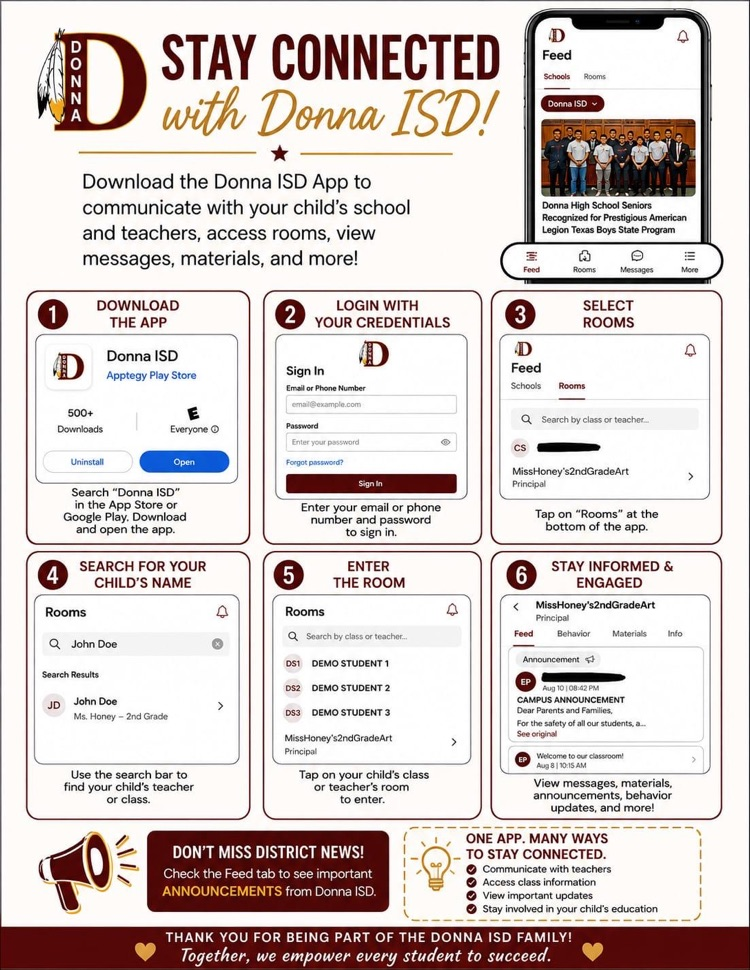 stay connected flyer