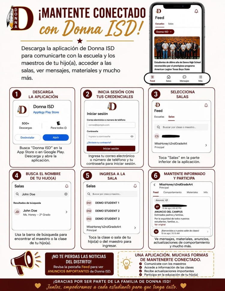 stay connected flyer