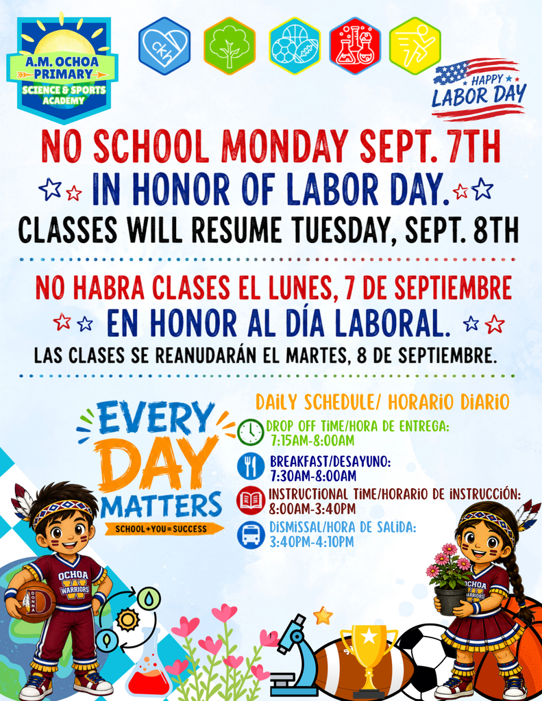 Labor Day-No School Monday