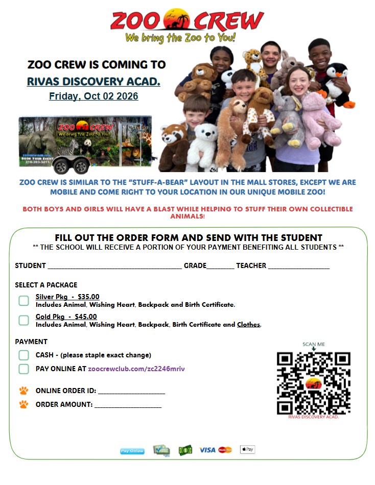 Zoo Crew order form - eng
