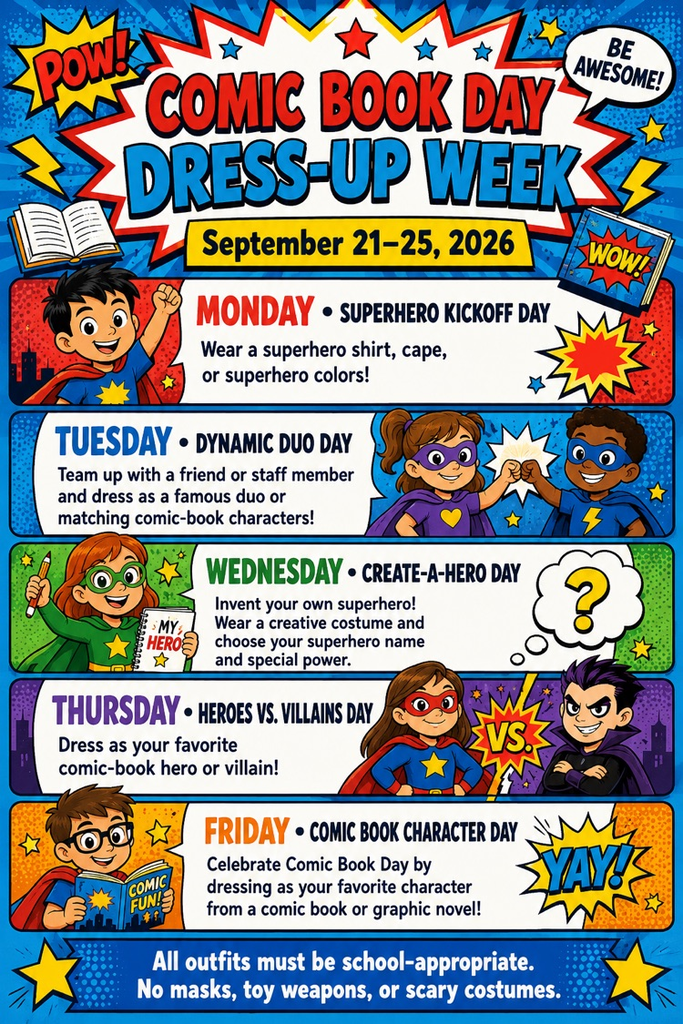 Comic Book Dress Up Week