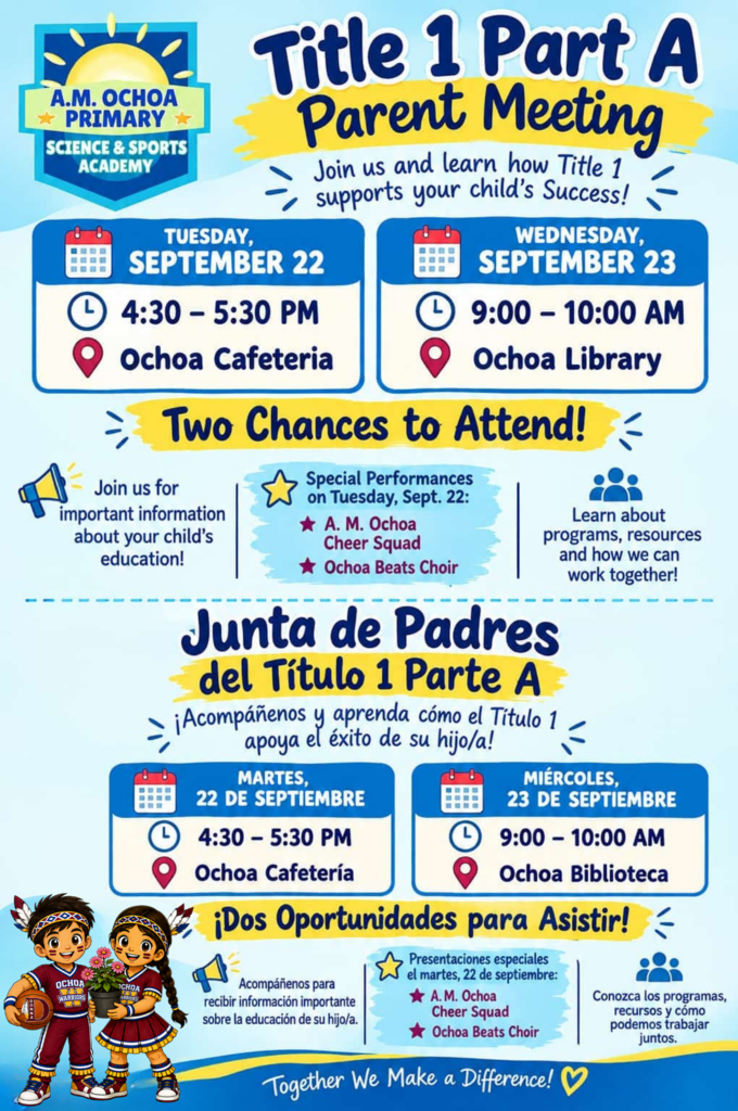 Title 1 Part A Parent Meeting