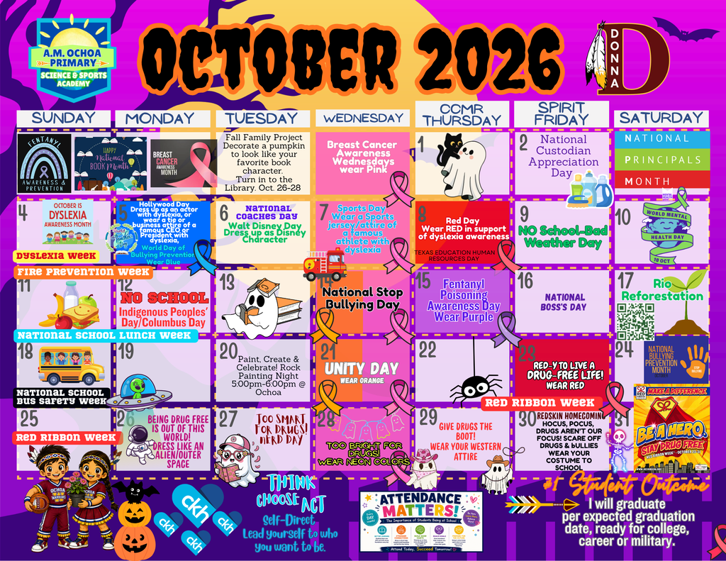 October Calendar