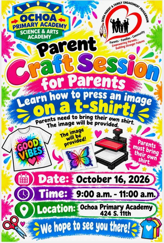 Parent Craft Session Info.