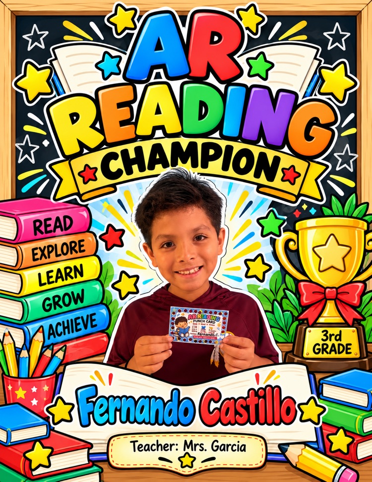 Fernando AR Reading Champion