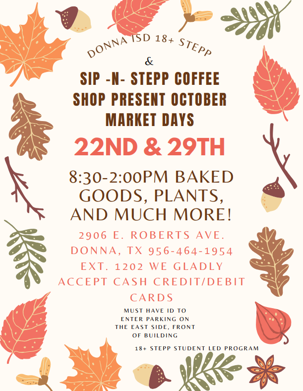 DISD Market Days English