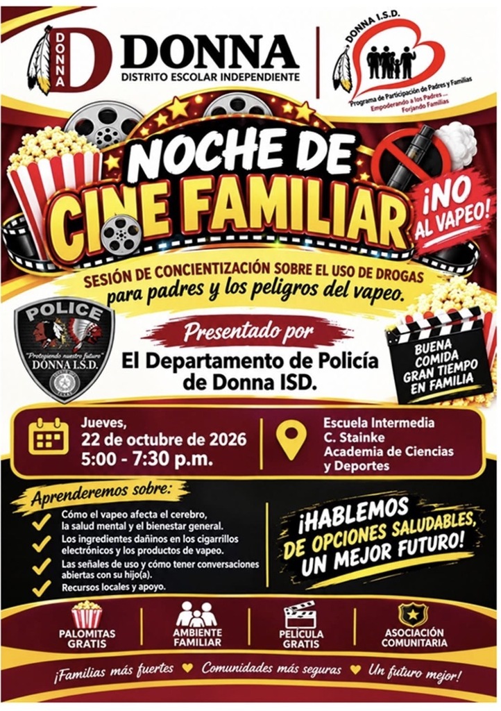 DISD Family Movie Night Spanish