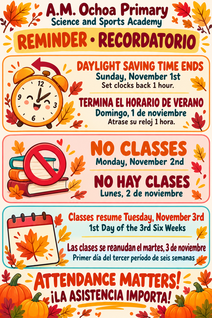 No Classes Reminder