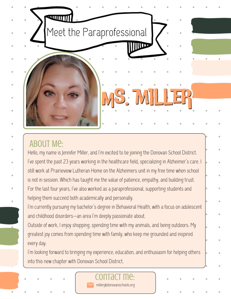 Meet Our New Para - Jennifer Miller