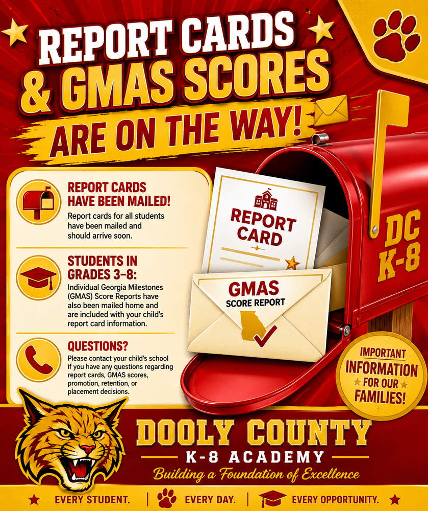 Report Cards and GMAS Scores are On the Way!