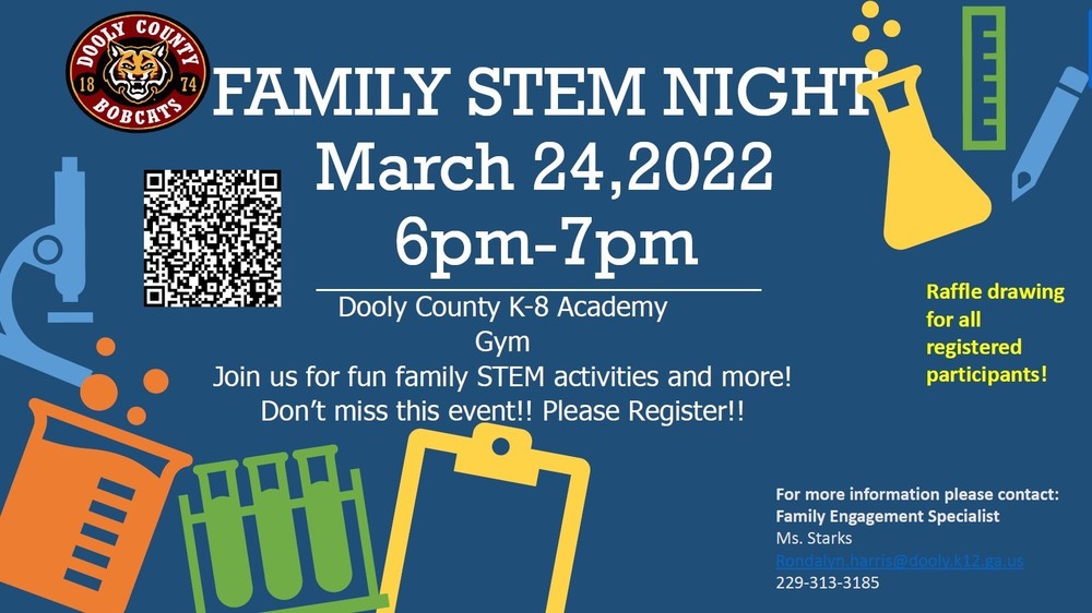 Register For The Parent Engagement Dooly K 8 STEM Night Thurs Mar Register For The Parent Engagement Dooly K 8 STEM Night Thurs Mar