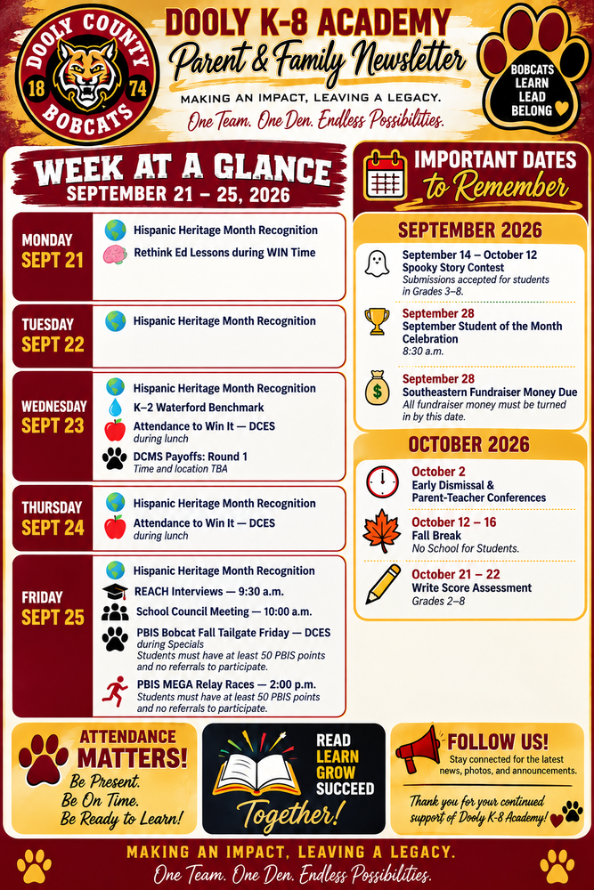 Parent Newsletter Sept 21-25