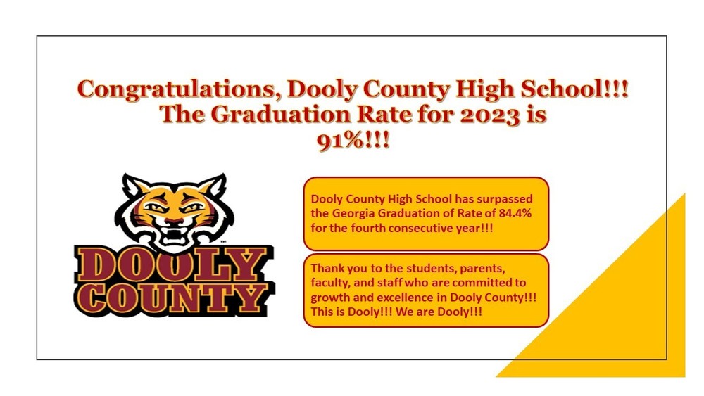 Graduation Rate Continues To Rise Dooly County School System Graduation Rate Continues To Rise Dooly County School System