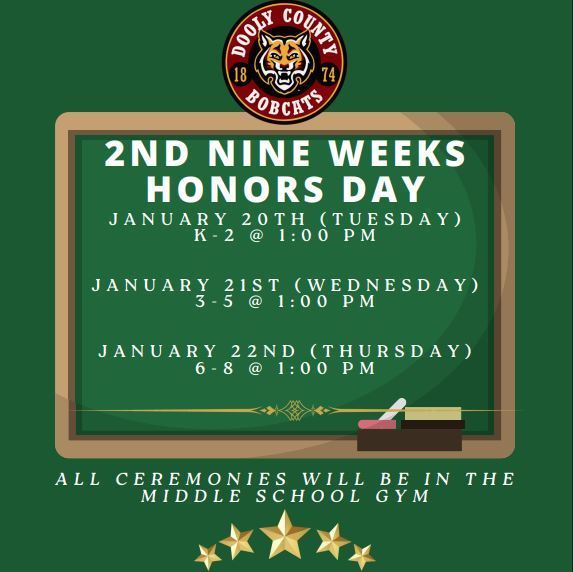 2nd Nine Weeks Honors Day