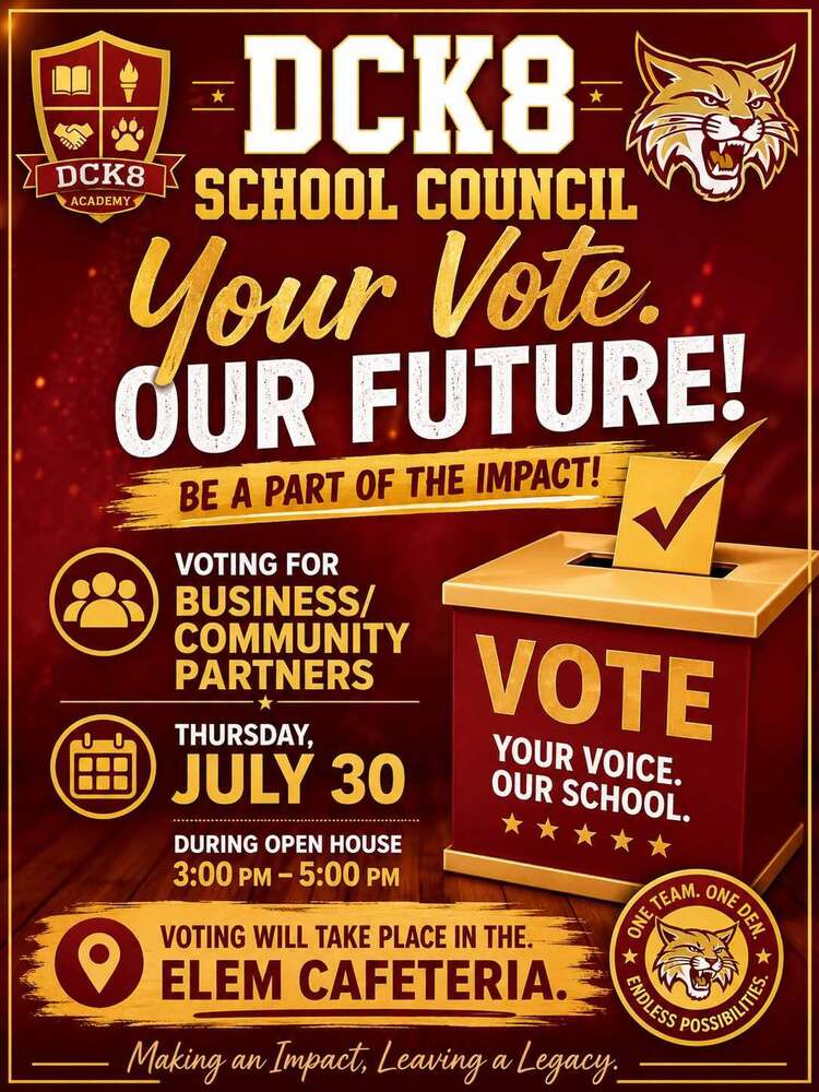 School Council Voting of Community/Business Members