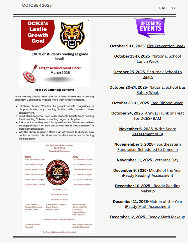 October 2025 Newsletter