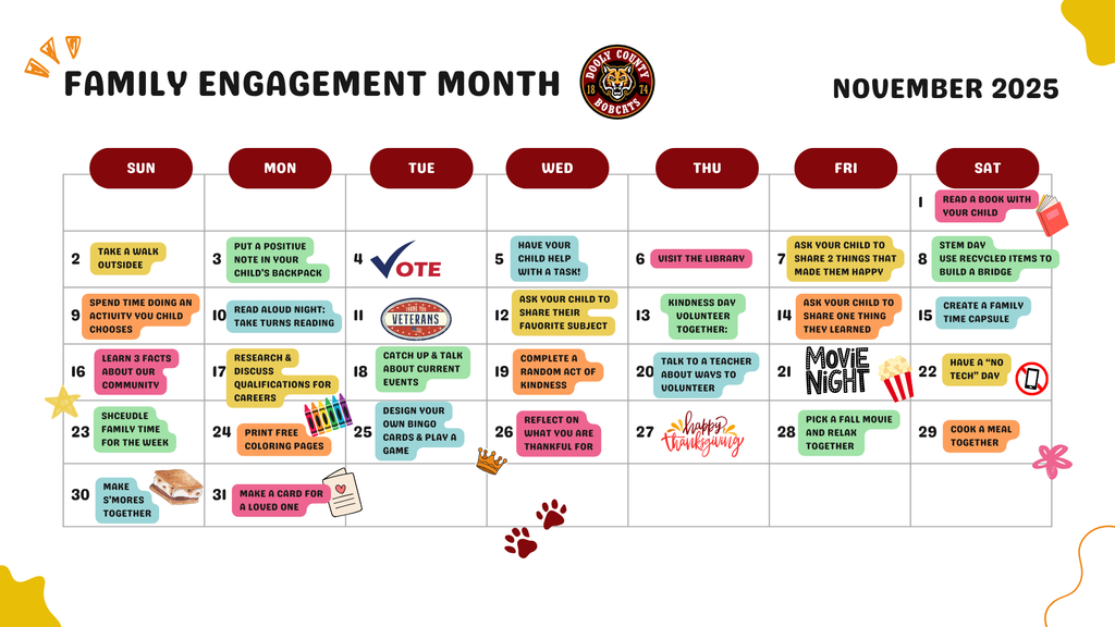 Family Engagement Calendar