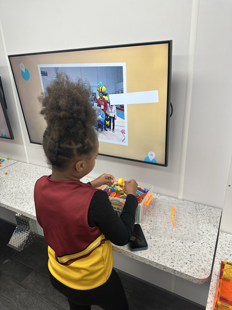 STEM bus at library open house 