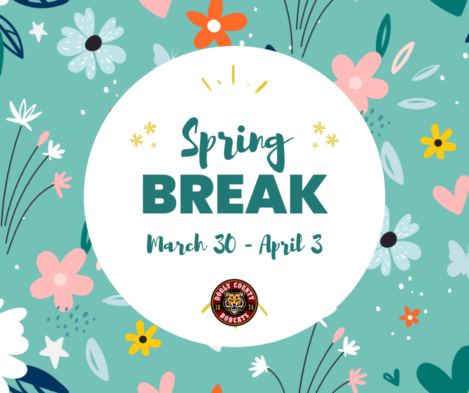 Spring Break March 30-April 3