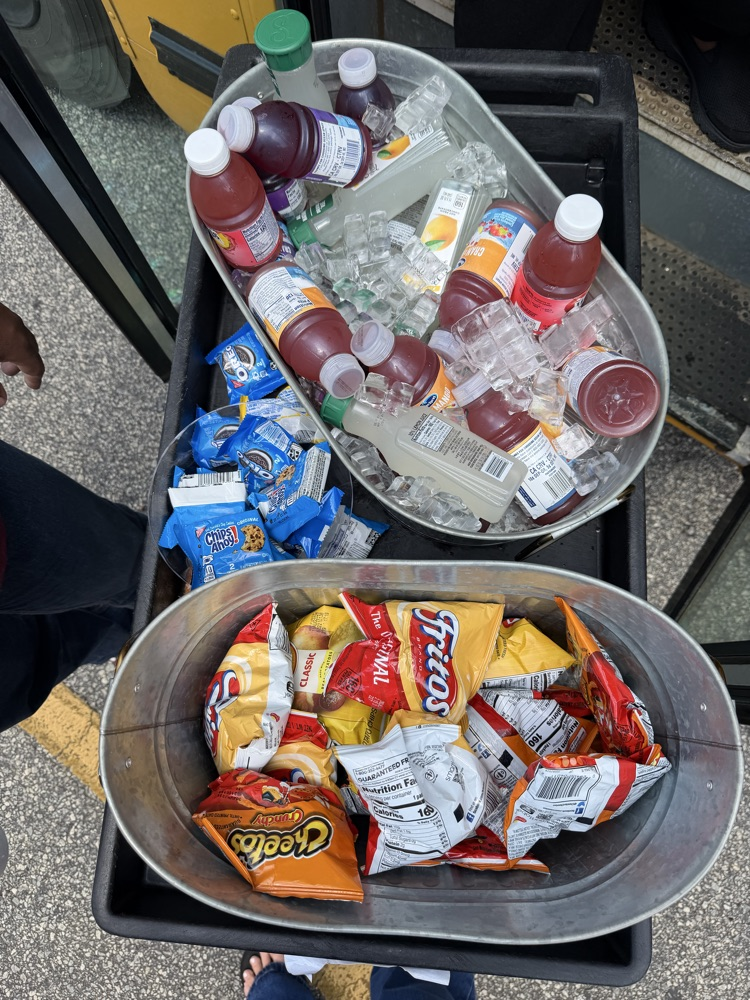 sweet treat for bus drivers