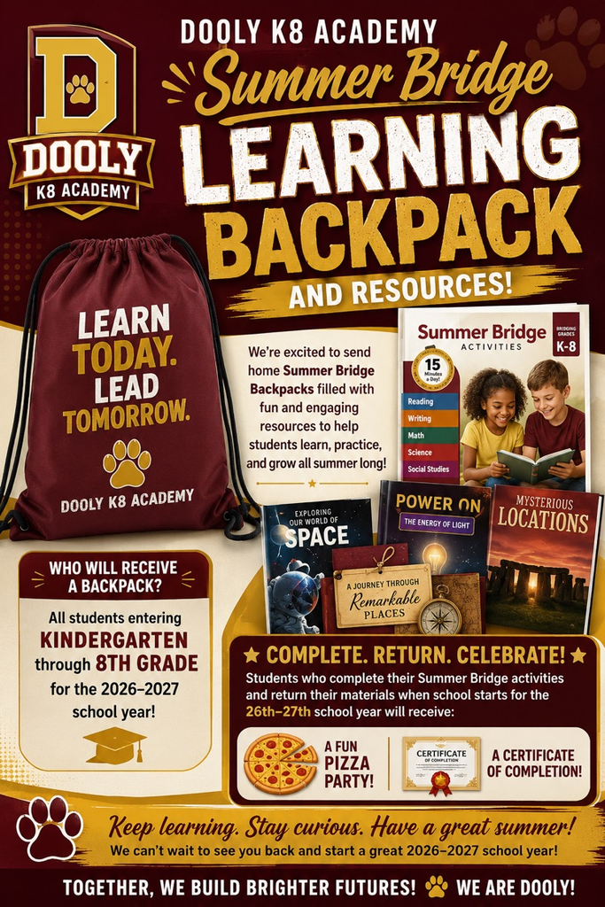 summer learning backpacks