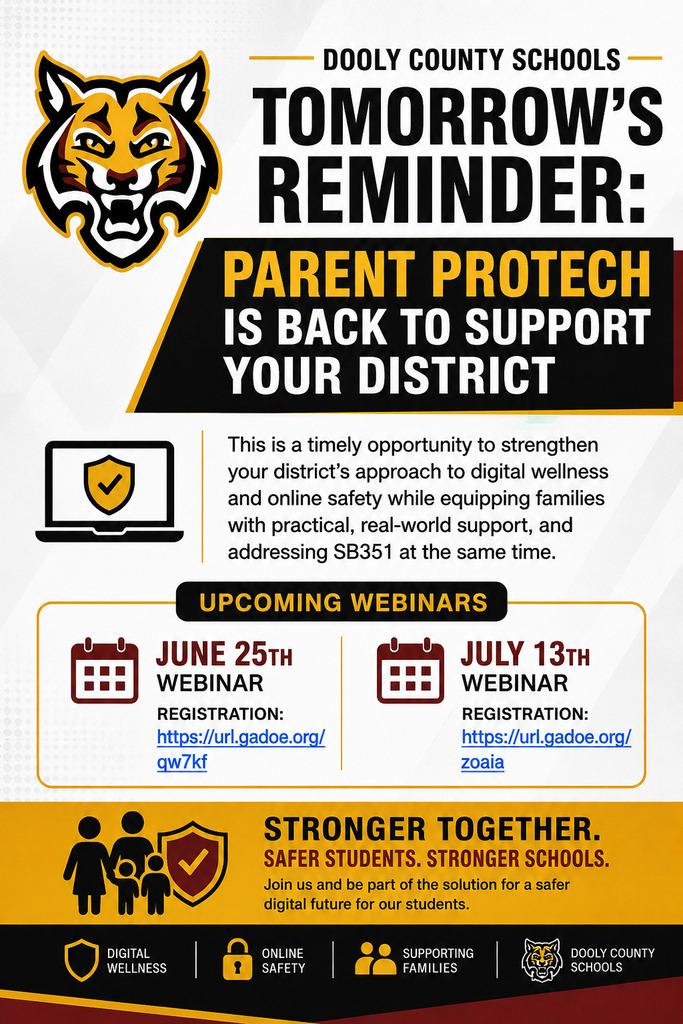 flyer for parent pro tech webinar