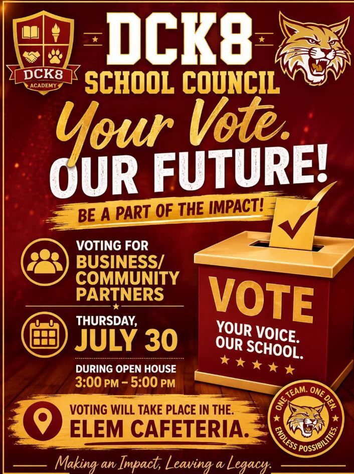 School Council Voting of Community/Business Members