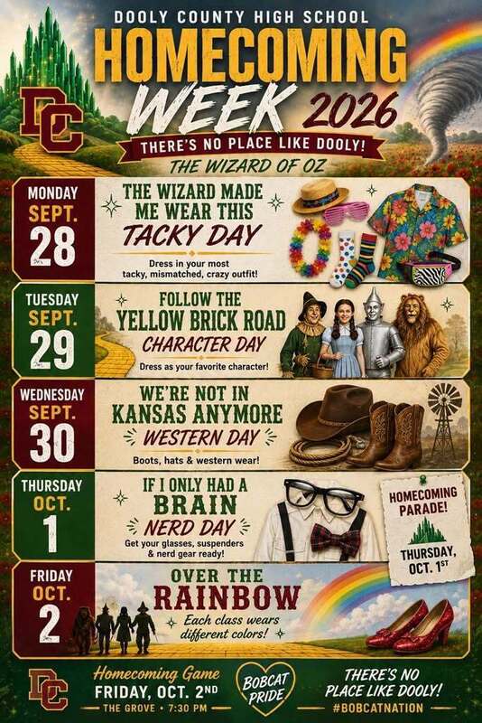 Homecoming Week Flyer 2026