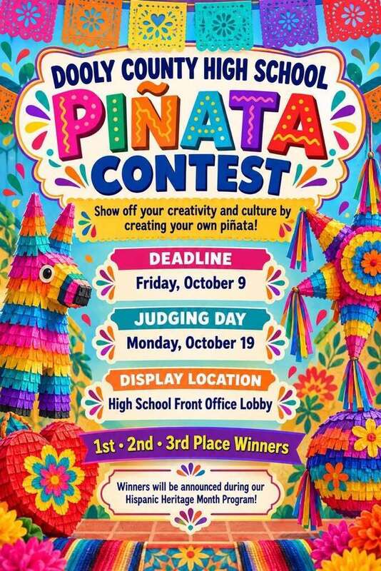 pinata flyer in English