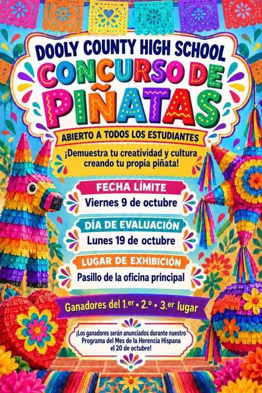 pinata flyer in spanish