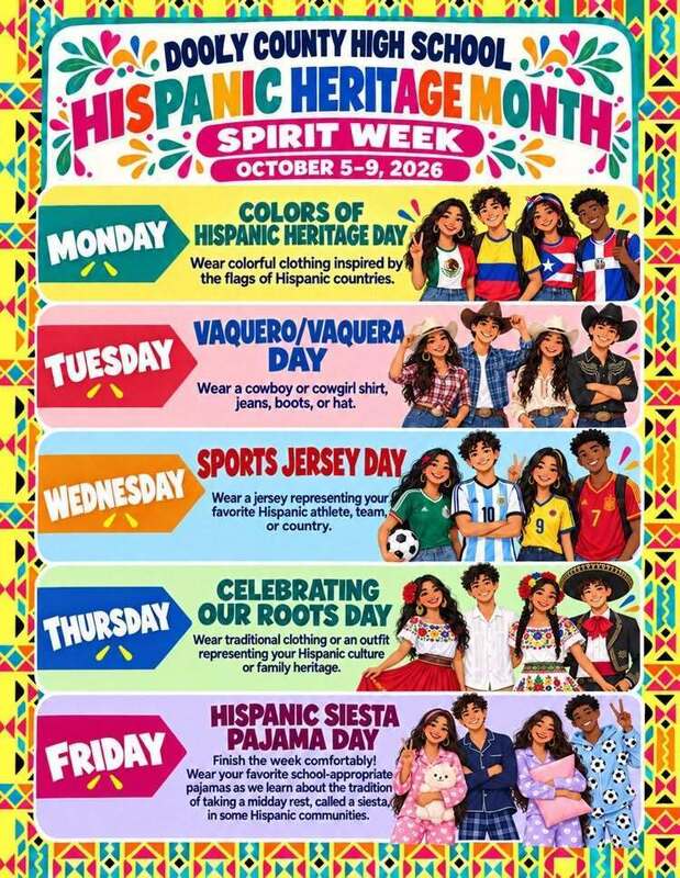 hispanic heritage week English flyer