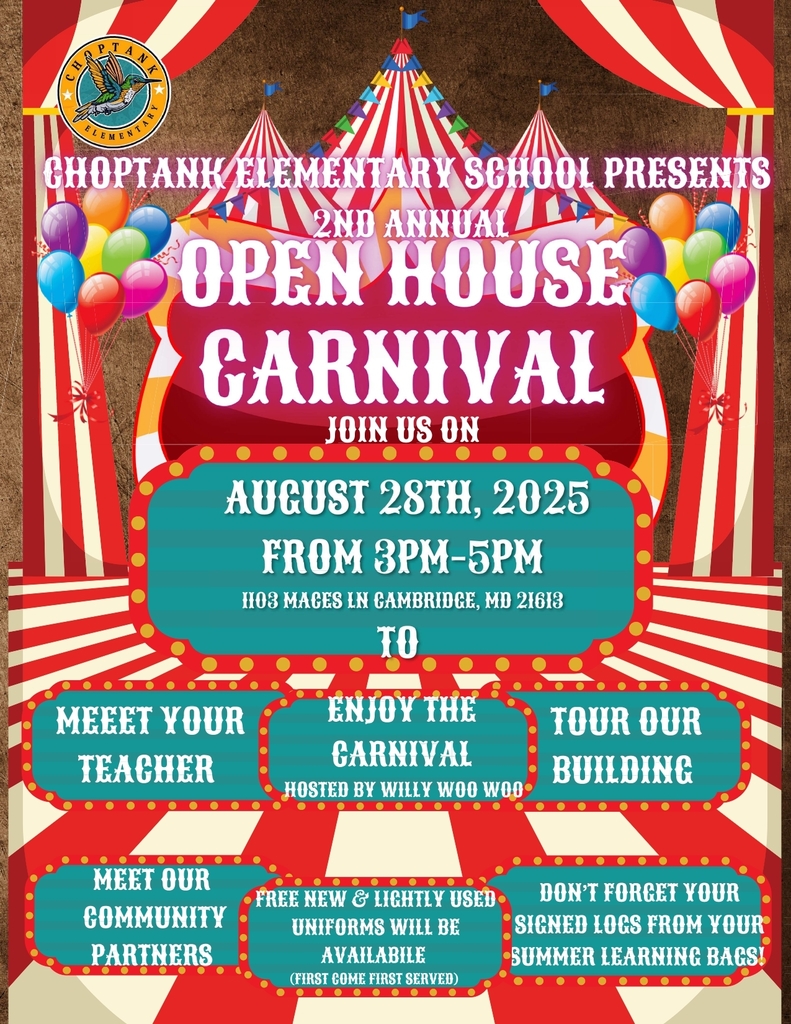 Flyer for CES Open House Carnival 